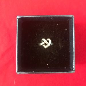James Avery heart knot ring